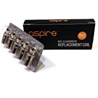 Aspire Bobinas | Nuevo diseño Aspire BVC Bobinas para ET-S- Vivi Nova- CE5 &amp- K1 (5x 1.6ohm BVC Bobinas)